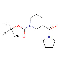 937724-78-2 tert-butyl 3-(pyrrolidine-1-carbonyl)piperidine-1-carboxylate chemical structure
