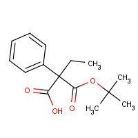 1401095-99-5 2-[(2-methylpropan-2-yl)oxycarbonyl]-2-phenylbutanoic acid chemical structure