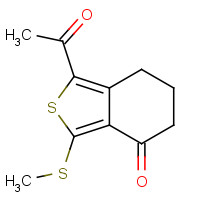 168279-51-4 1-acetyl-3-methylsulfanyl-6,7-dihydro-5H-2-benzothiophen-4-one chemical structure