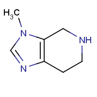 64403-25-4 3-methyl-4,5,6,7-tetrahydroimidazo[4,5-c]pyridine chemical structure