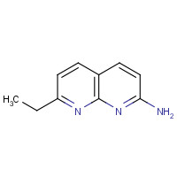 69587-75-3 7-ethyl-1,8-naphthyridin-2-amine chemical structure