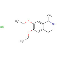 336185-27-4 6,7-diethoxy-1-methyl-1,2,3,4-tetrahydroisoquinoline;hydrochloride chemical structure
