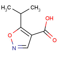 134541-05-2 5-propan-2-yl-1,2-oxazole-4-carboxylic acid chemical structure