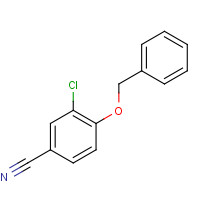 853953-30-7 3-chloro-4-phenylmethoxybenzonitrile chemical structure