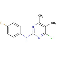 199463-20-2 4-chloro-N-(4-fluorophenyl)-5,6-dimethylpyrimidin-2-amine chemical structure