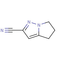1286754-84-4 5,6-dihydro-4H-pyrrolo[1,2-b]pyrazole-2-carbonitrile chemical structure