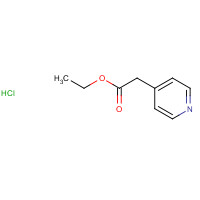 102879-50-5 ethyl 2-pyridin-4-ylacetate;hydrochloride chemical structure