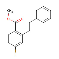 1228780-27-5 methyl 4-fluoro-2-(2-phenylethyl)benzoate chemical structure