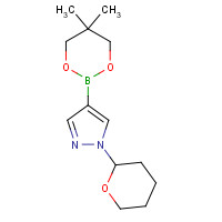 1072944-26-3 4-(5,5-dimethyl-1,3,2-dioxaborinan-2-yl)-1-(oxan-2-yl)pyrazole chemical structure