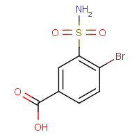 59815-19-9 4-bromo-3-sulfamoylbenzoic acid chemical structure