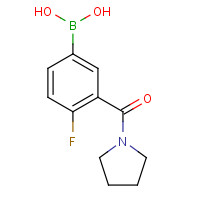 874219-31-5 [4-fluoro-3-(pyrrolidine-1-carbonyl)phenyl]boronic acid chemical structure