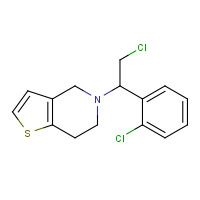 1373492-22-8 5-[2-chloro-1-(2-chlorophenyl)ethyl]-6,7-dihydro-4H-thieno[3,2-c]pyridine chemical structure