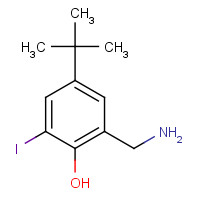 58456-91-0 2-(aminomethyl)-4-tert-butyl-6-iodophenol chemical structure