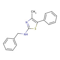 208396-18-3 N-benzyl-4-methyl-5-phenyl-1,3-thiazol-2-amine chemical structure