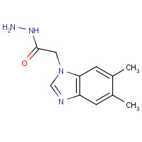 107902-99-8 2-(5,6-dimethylbenzimidazol-1-yl)acetohydrazide chemical structure