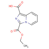 1039357-08-8 3-ethoxycarbonylimidazo[1,5-a]pyridine-1-carboxylic acid chemical structure