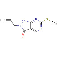 955368-90-8 6-methylsulfanyl-2-prop-2-enyl-1H-pyrazolo[3,4-d]pyrimidin-3-one chemical structure