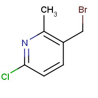 1093879-96-9 3-(bromomethyl)-6-chloro-2-methylpyridine chemical structure