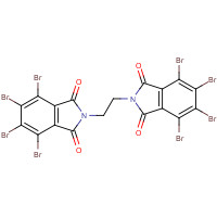 32588-76-4 4,5,6,7-tetrabromo-2-[2-(4,5,6,7-tetrabromo-1,3-dioxoisoindol-2-yl)ethyl]isoindole-1,3-dione chemical structure