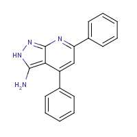 42951-68-8 4,6-diphenyl-2H-pyrazolo[3,4-b]pyridin-3-amine chemical structure
