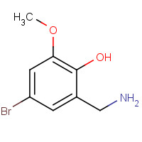 887582-87-8 2-(aminomethyl)-4-bromo-6-methoxyphenol chemical structure