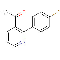 280573-47-9 1-[2-(4-fluorophenyl)pyridin-3-yl]ethanone chemical structure