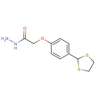 261959-05-1 2-[4-(1,3-dithiolan-2-yl)phenoxy]acetohydrazide chemical structure
