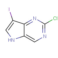 1152475-50-7 2-chloro-7-iodo-5H-pyrrolo[3,2-d]pyrimidine chemical structure