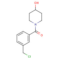 845266-34-4 [3-(chloromethyl)phenyl]-(4-hydroxypiperidin-1-yl)methanone chemical structure