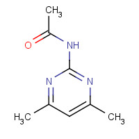 15755-12-1 N-(4,6-dimethylpyrimidin-2-yl)acetamide chemical structure