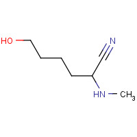 724445-93-6 6-hydroxy-2-(methylamino)hexanenitrile chemical structure