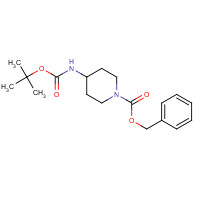 159874-20-1 benzyl 4-[(2-methylpropan-2-yl)oxycarbonylamino]piperidine-1-carboxylate chemical structure