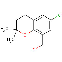 1350762-29-6 (6-chloro-2,2-dimethyl-3,4-dihydrochromen-8-yl)methanol chemical structure