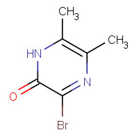 100450-13-3 3-bromo-5,6-dimethyl-1H-pyrazin-2-one chemical structure