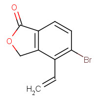 1255208-72-0 5-bromo-4-ethenyl-3H-2-benzofuran-1-one chemical structure