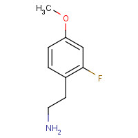 402832-76-2 2-(2-fluoro-4-methoxyphenyl)ethanamine chemical structure