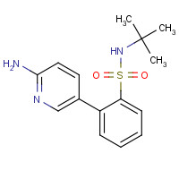 203512-83-8 2-(6-aminopyridin-3-yl)-N-tert-butylbenzenesulfonamide chemical structure
