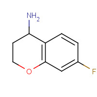 774163-31-4 7-fluoro-3,4-dihydro-2H-chromen-4-amine chemical structure