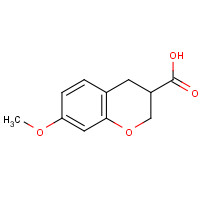 3187-51-7 7-methoxy-3,4-dihydro-2H-chromene-3-carboxylic acid chemical structure