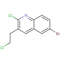 948294-46-0 6-bromo-2-chloro-3-(2-chloroethyl)quinoline chemical structure