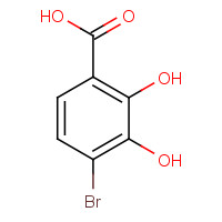 61203-52-9 4-bromo-2,3-dihydroxybenzoic acid chemical structure