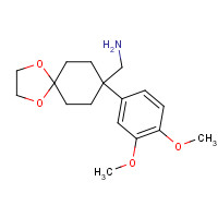 887978-91-8 [8-(3,4-dimethoxyphenyl)-1,4-dioxaspiro[4.5]decan-8-yl]methanamine chemical structure