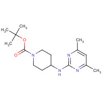951004-13-0 tert-butyl 4-[(4,6-dimethylpyrimidin-2-yl)amino]piperidine-1-carboxylate chemical structure