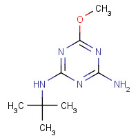 30125-64-5 2-N-tert-butyl-6-methoxy-1,3,5-triazine-2,4-diamine chemical structure