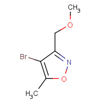 1000894-06-3 4-bromo-3-(methoxymethyl)-5-methyl-1,2-oxazole chemical structure