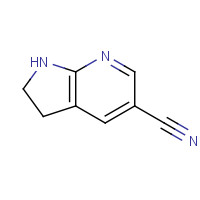 267413-07-0 2,3-dihydro-1H-pyrrolo[2,3-b]pyridine-5-carbonitrile chemical structure