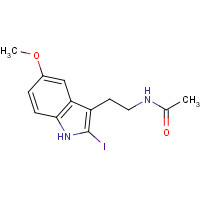 93515-00-5 N-[2-(2-iodo-5-methoxy-1H-indol-3-yl)ethyl]acetamide chemical structure
