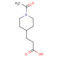 131417-49-7 3-(1-acetylpiperidin-4-yl)propanoic acid chemical structure