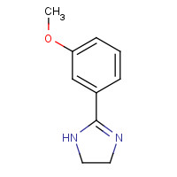 61161-41-9 2-(3-methoxyphenyl)-4,5-dihydro-1H-imidazole chemical structure