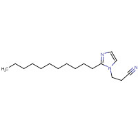 23996-16-9 3-(2-undecylimidazol-1-yl)propanenitrile chemical structure